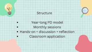 Year Long Professional Development Plan For Elementary Probability