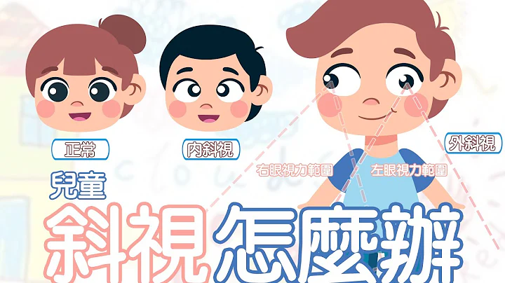 兒童斜視怎麼辦？主動找眼科醫師求診，做幼兒視力篩檢，避免造成視力受損。 - 天天要聞