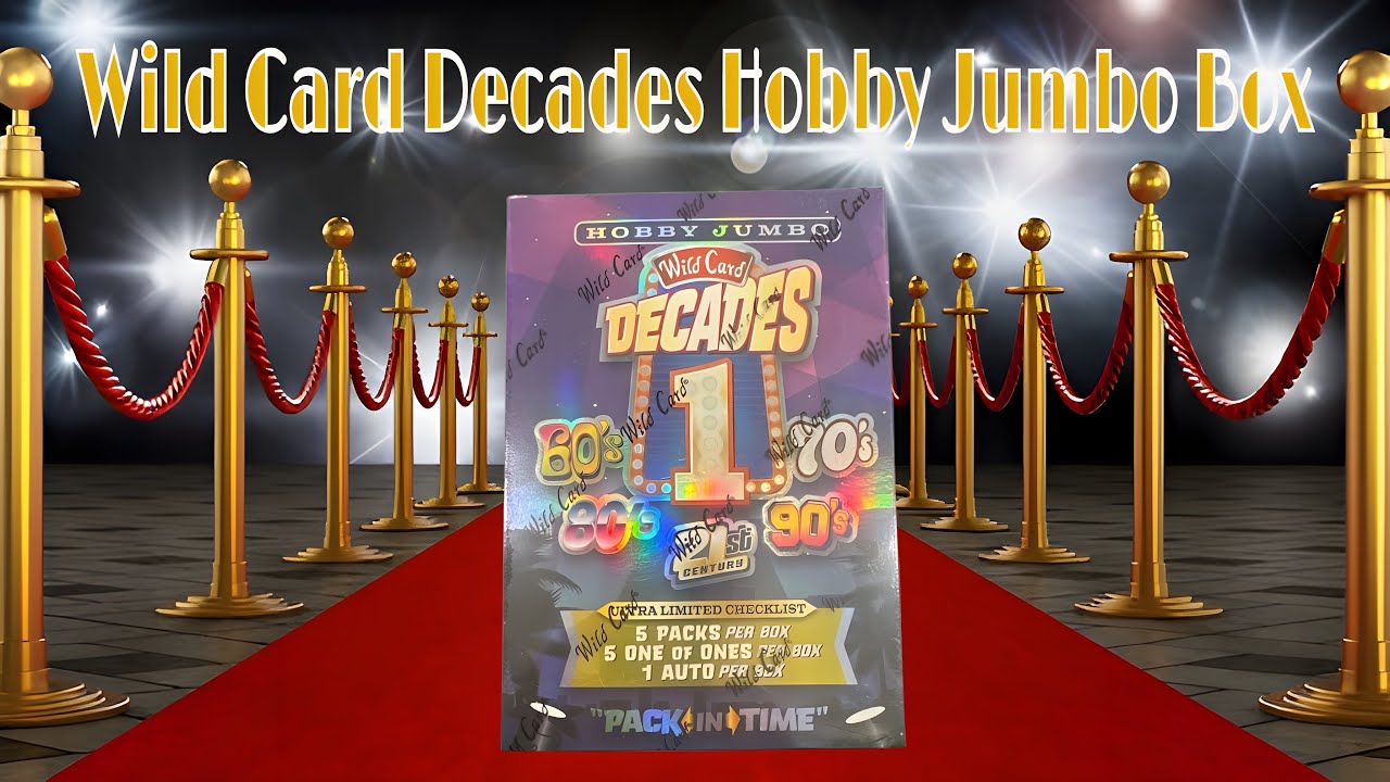 レア！レトロキャビン Wild Card Decades: Hobby Jumbo Box - Let's Open It Up! - YouTube
