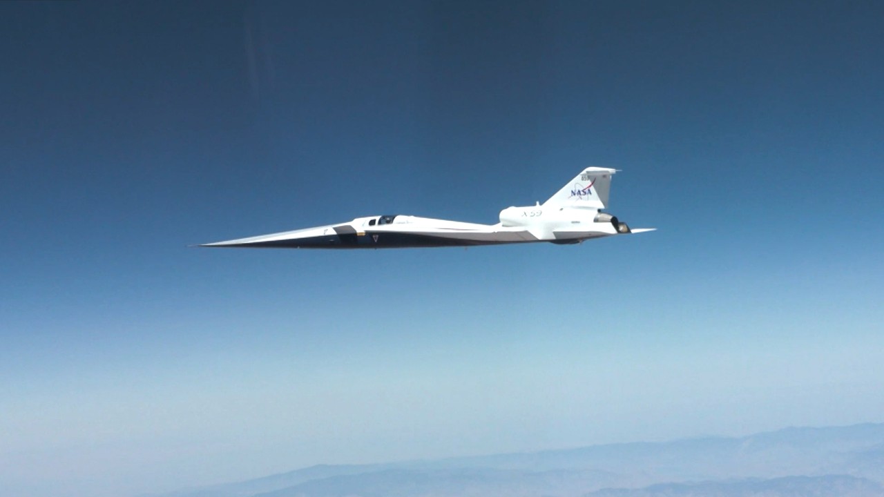 NASA's X-59 Flies Supersonic for First Time