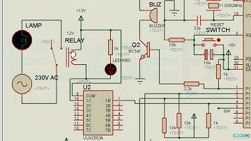 Circuit Explanation of Speed Checker To Detect Rash Driving On Highways by 8051