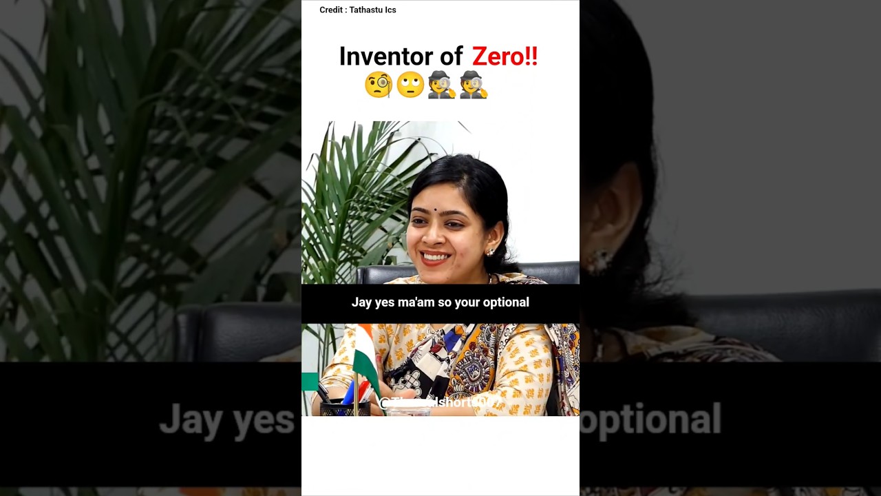 WHO??🧐🧐🕵INVENTED ZERO MAM ASKED Upsc topper JAY VATS | Upsc interview 