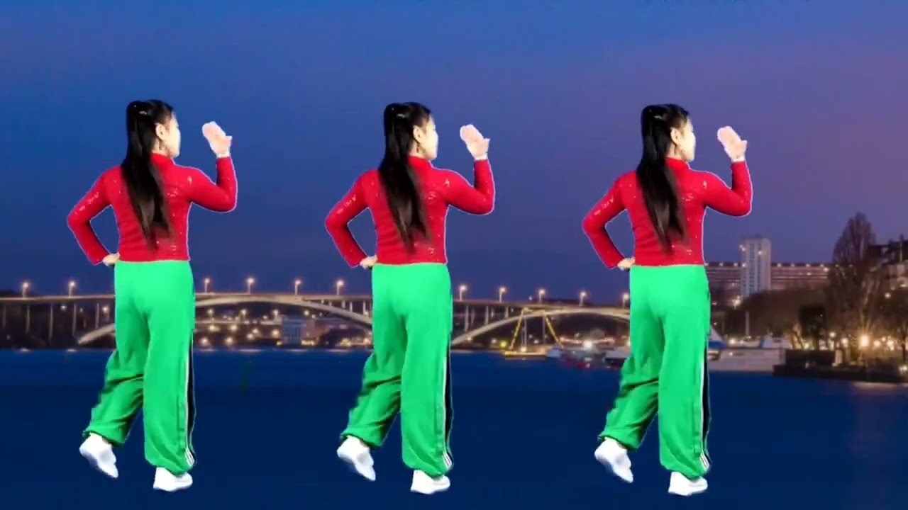 一夜爆火《我已不是当年的我》背面最新简单广场健身舞，一看就会