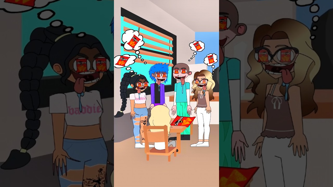When you bring SNACKS to school...😂💀 (Animation)