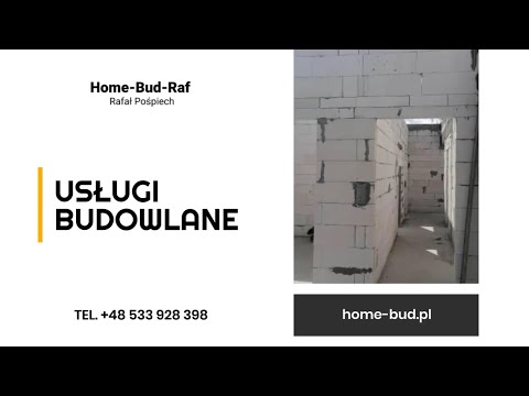 Usługi budowlane Wałbrzych Home-Bud-Raf Rafał Pośpiech