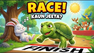 The Rabbit and Tortoise Story in Urdu | Sone Wala Khargosh | Bedtime Stories
