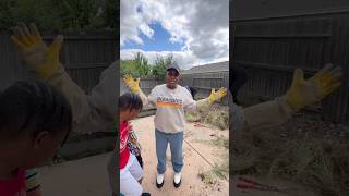 We refused a $600 yard clean watch what happens next #yardwork #familyvlog  #backyardtransformation