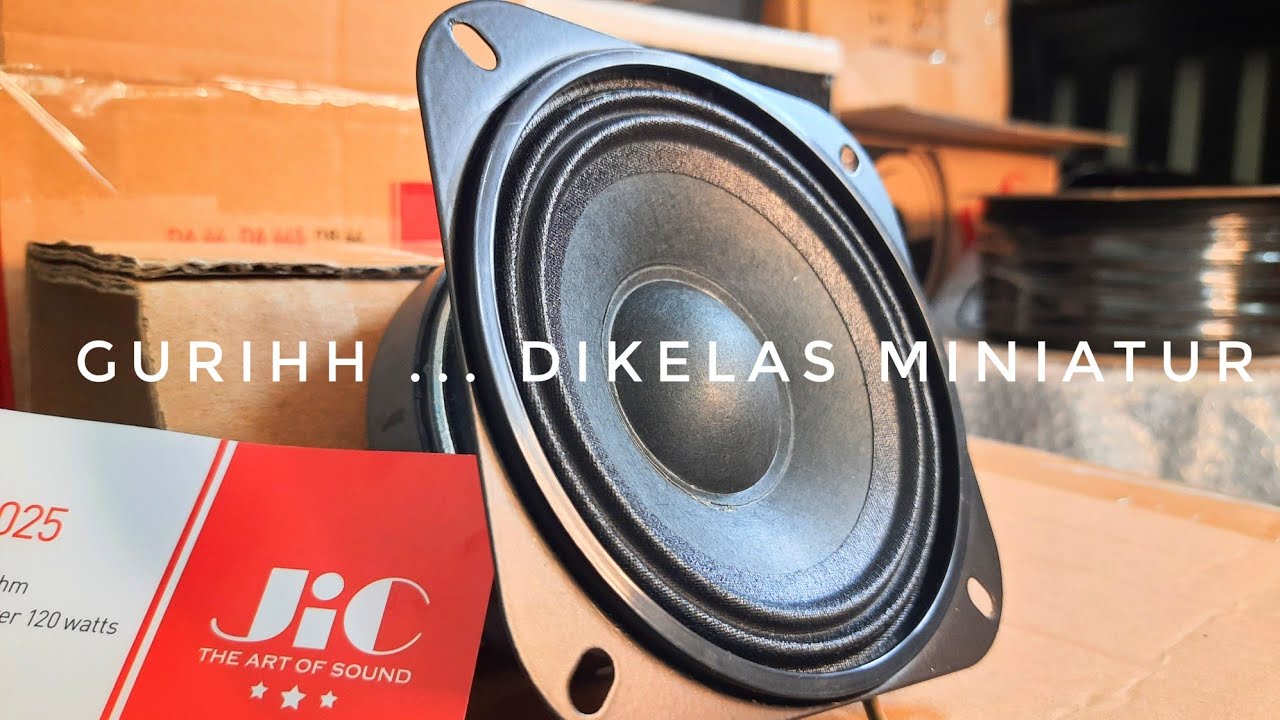 test Jic LA 04025 - speaker Jic 4 inch