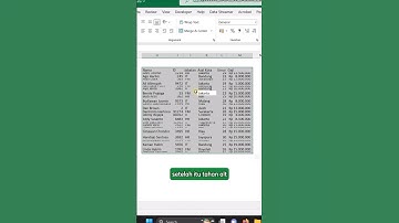 Cara cepat merapikan data berantakan #exceltrick #excelindonesia #belajarexcel
