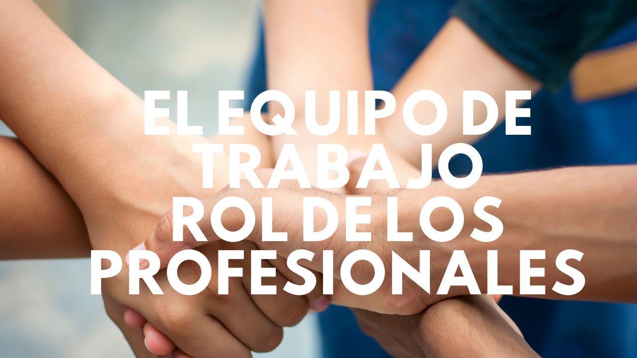 El equipo de trabajo y el rol de los profesionales. Lección 11.