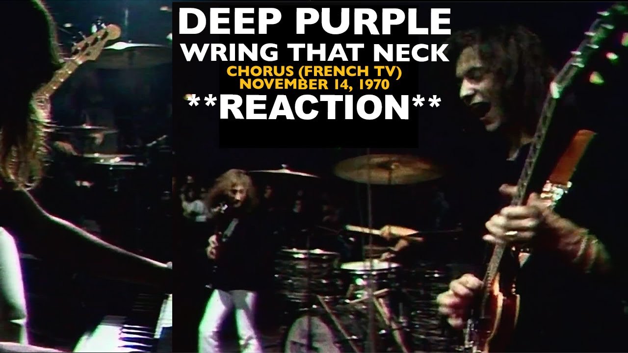 Musicians REACT to Deep Purple: Wring That Neck (1971, French TV)
