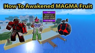 Full Awakening Magma Showcase  King legacy Update 3.5 King legacy magma  awake 