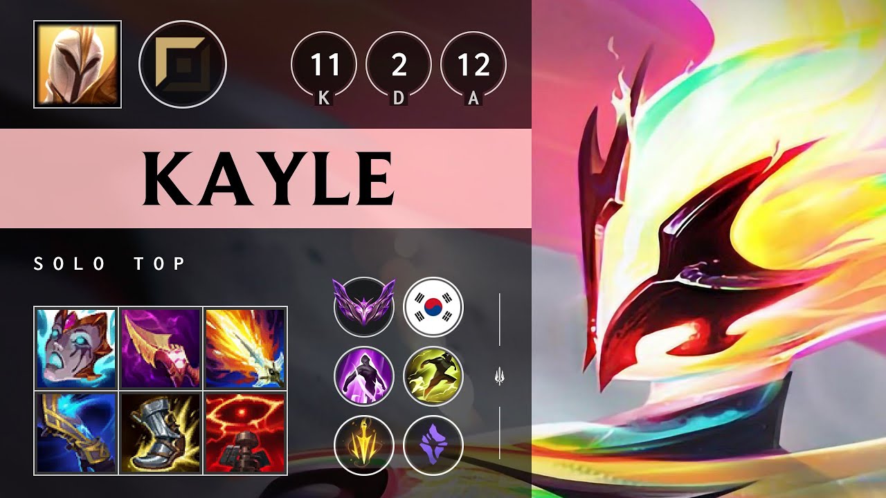 Kayle Top vs Malphite - KR Master Patch 25.19