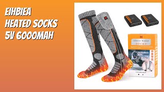 REVIEW (2026): EIHBIEA Heated Socks 5V 6000mAh. Features