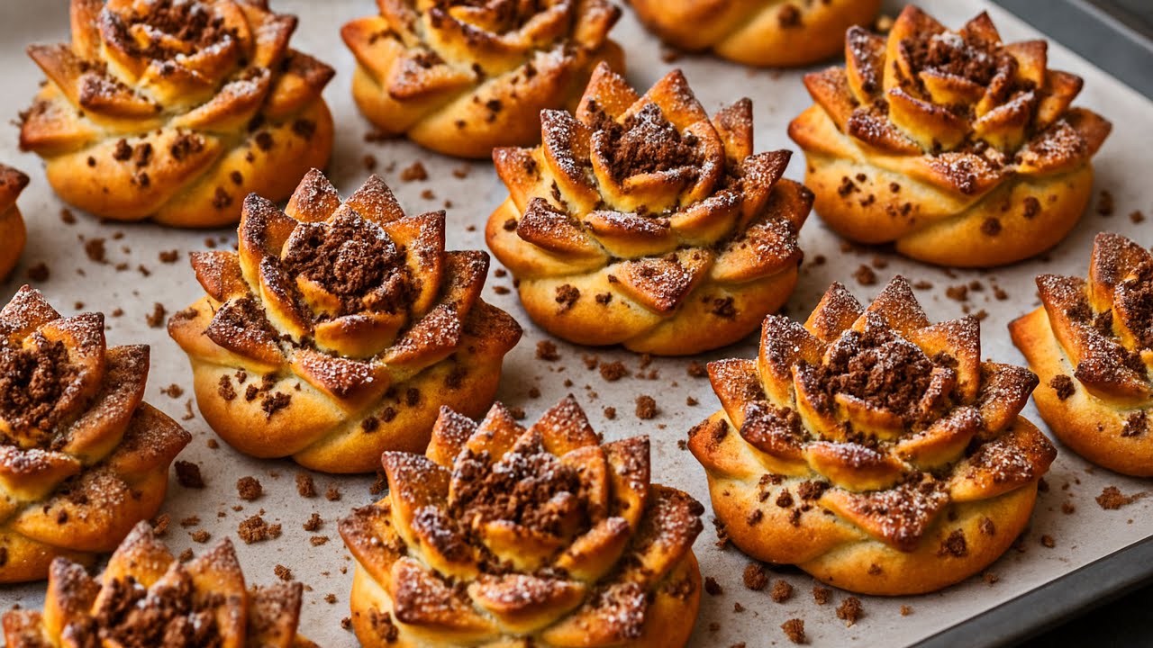 Старые кондитеры скрывают это! Булочки с Штрейзелем за 15 минут! Остаются мягкими до 1 месяца