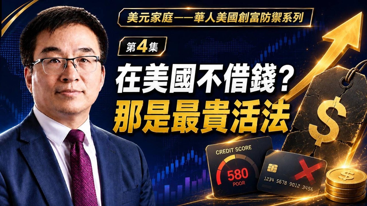 《美元家庭》第4集：美国人为什么借钱，还能省钱和赚钱？——重新理解信用这张