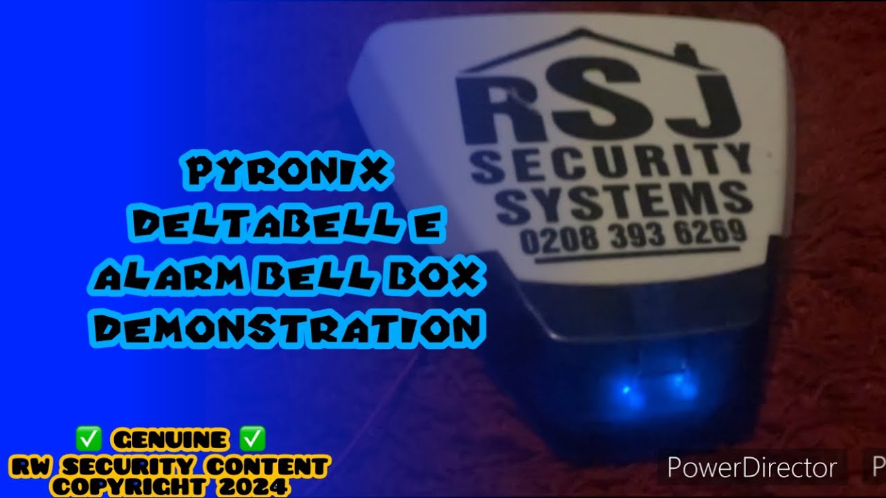 Pyronix Deltabell E Alarm Bell Box Demonstration (Module from 