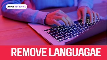 MacBook M1 - How to Remove Keyboard Language in Mac in 2 Mins