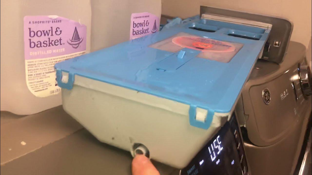 GE UltraFresh washer Smart Dispense washing machine - What happens
