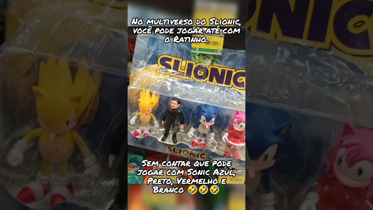 Você conhece o Slionic? No multiverso do Sonic até o Ratinho entra na jogada.🤣
