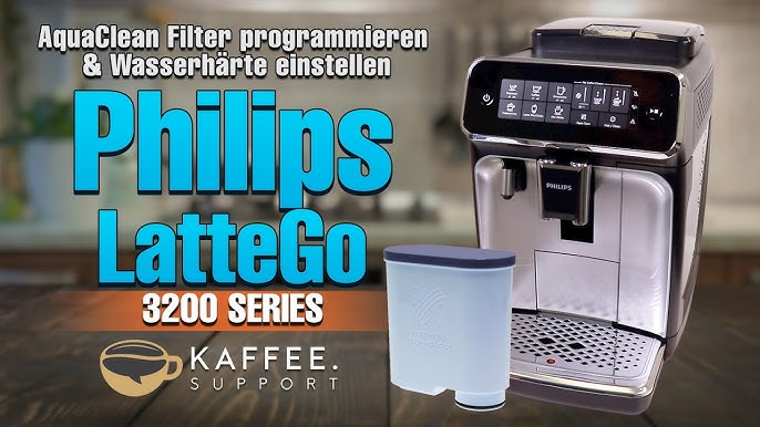 How to replace the AquaClean Filter - Philips 5400 Series Fully automatic  espresso machines 