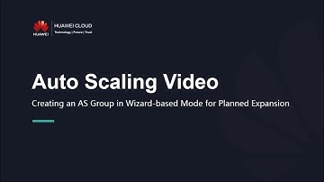 HUAWEI CLOUD Auto Scaling (AS): Creating an AS Group in Wizard based Mode for Planned Expansion