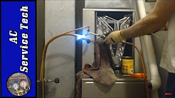 Installing an Air Conditioning System: Brazing and Pressure Testing Part 1!