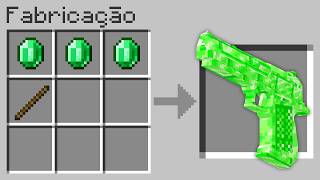 Criei ARMAS no Minecraft