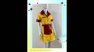 Latex Look Short Sleeve French Maid Uniform #fashion #dress #style #pvc#cosplay #maid #sissy#unisex