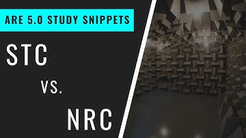 Architectural Acoustics: STC vs. NRC | Pass the ARE 5.0