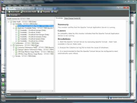 Monitoring Apache Tomcat with SCOM and BridgeWays Management Packs