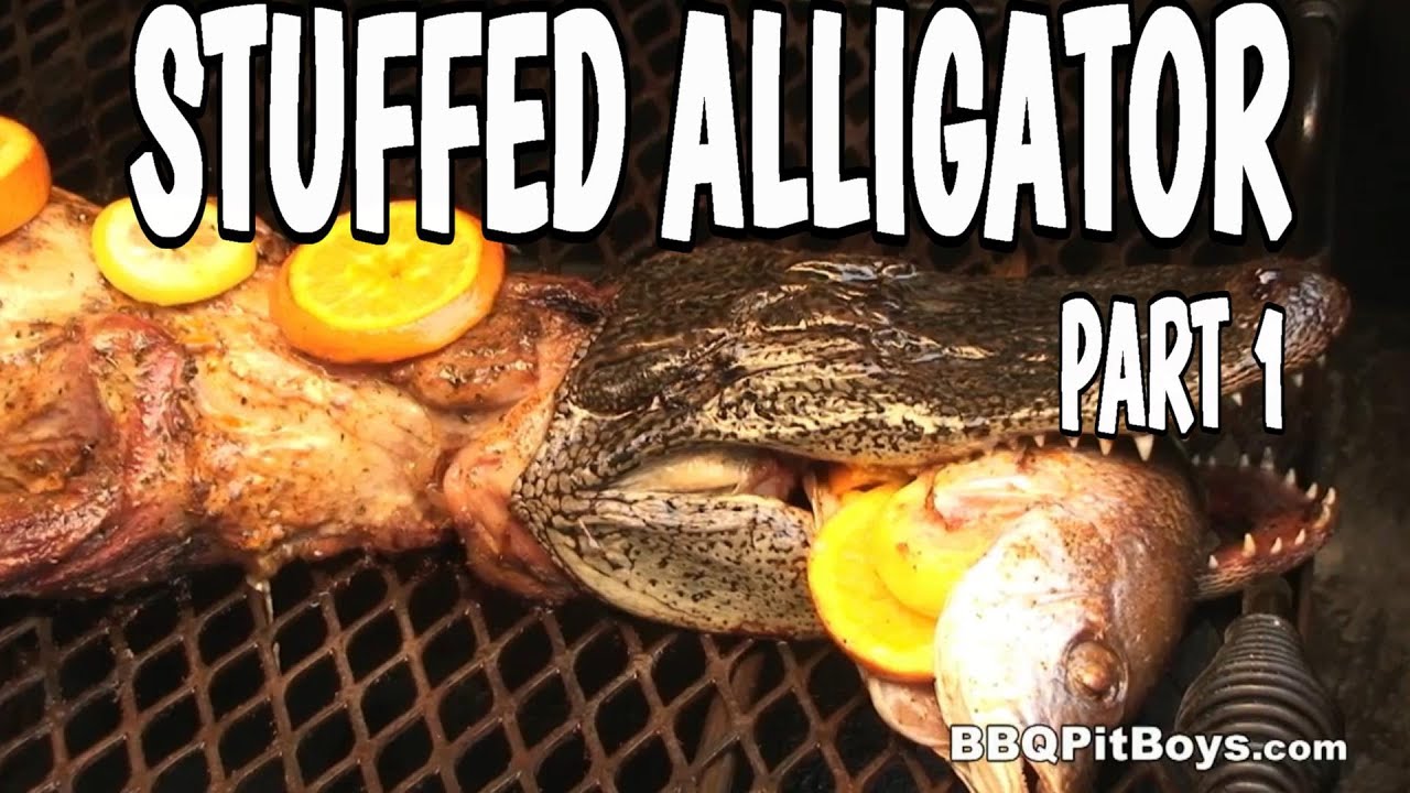 Stuffed Alligator by the BBQ Pit Boys Part 1