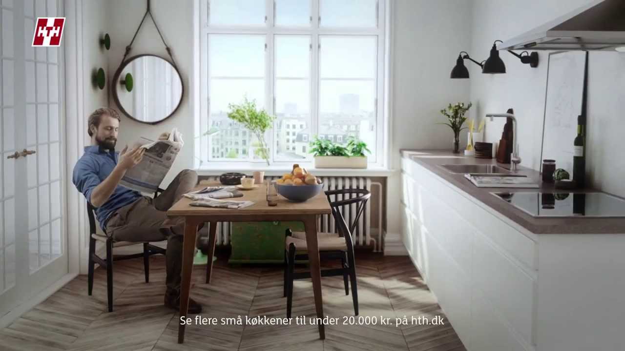 Et lille køkken kan blive storslÃ¥et for mindre end 20.000 kr. youtube Små køkkener