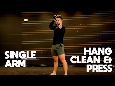 Single Arm Hang Clean & Press