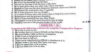 Celebrity Transformation exercise 7B | Transformation of sentence | he is not so wise as you |  Exercise 7B Net Worth