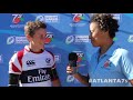 Jessica Javelet discusses hat trick against England--Atlanta 7s