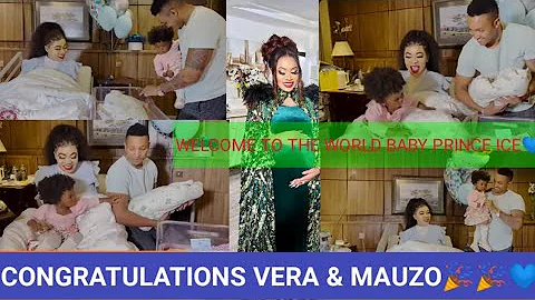 Congratulations🎉Vera Sidika & Brown Mauzo welcome their baby boy Prince ice💙