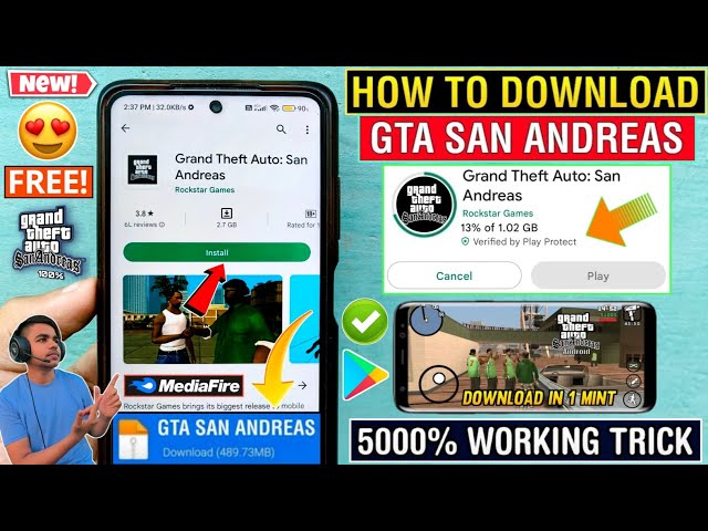 gta san andreas android 13 download