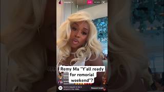 Remy Ma has something to announce