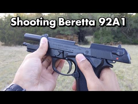 Beretta 92A1 POV Firing (Modern M9 92FS Variant) Outdoor ASMR 😔😔 - YouTube
