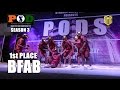 1st place  bfab  pods season 3  2017  india 