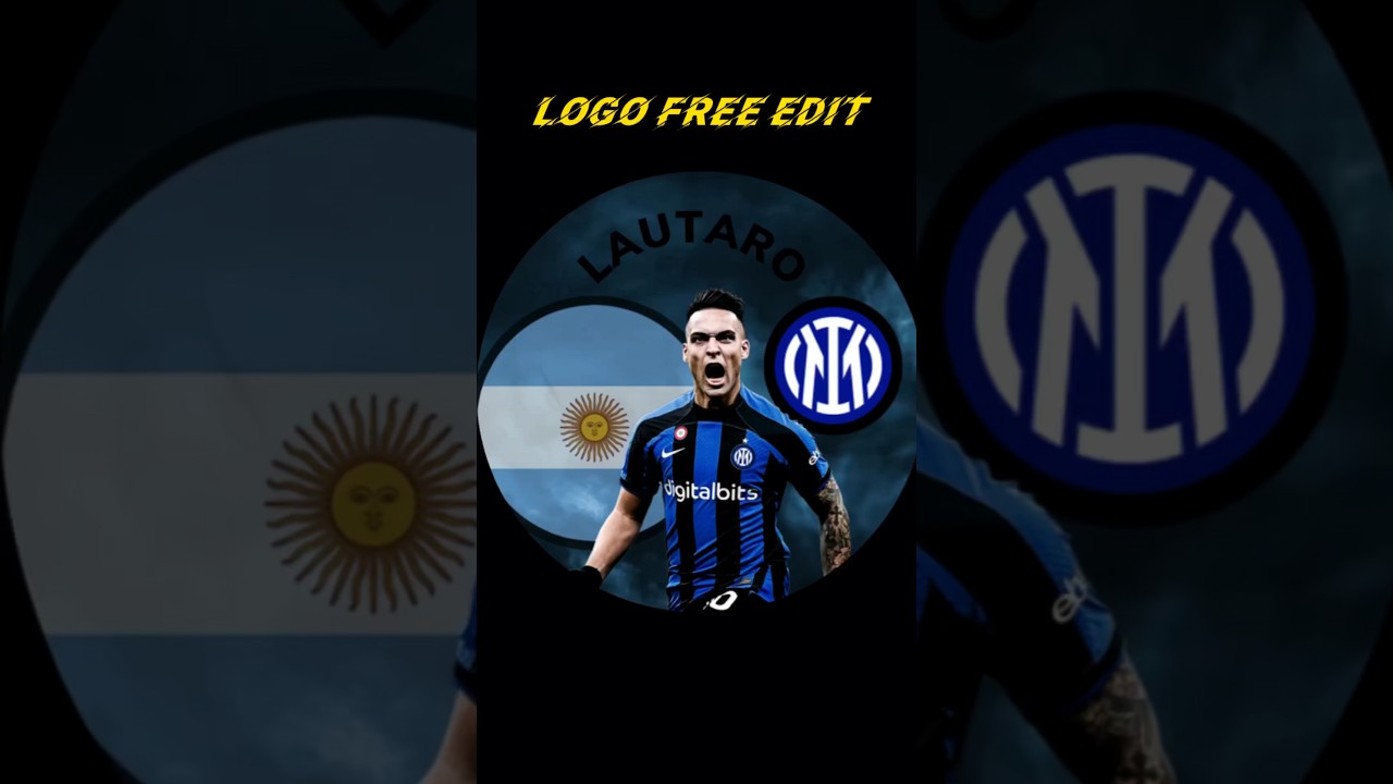 free edit logo#football - YouTube