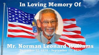 Mr. Norman L. Williams - Homegoing Celebration