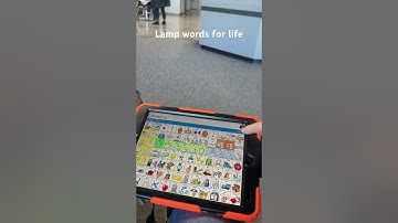 AAC Communication - I need a haircut! Lamp words for life #aac #augcomm