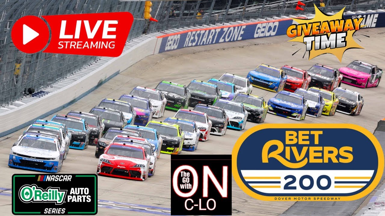🔴BET RIVERS 200 at Dover. Live Nascar Oreilly Auto Parts Series. Live ...
