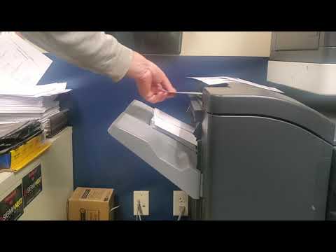 Printing Christmas envelopes Konica