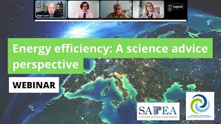 Energy efficiency: A science advice perspective. (Full webinar)