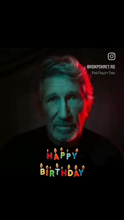 Happy birthday ROGER WATERS !!!#ROGERWATERS #PinkFloyd 🤘🖤🎸 #RokPokret #RockPokret #rock
