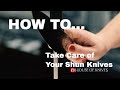 Entretien des couteaux avec stephanie purtle de shun cutlery usa