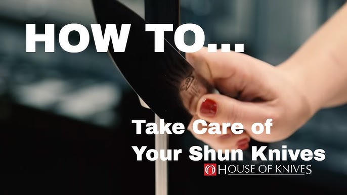 Sharpening and honing your Shun knife – Kai Shun